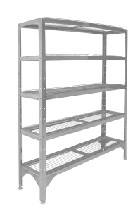 Стеллаж решетчатый Hessen СР-1,8×8/5 нерж