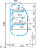 Витрина кондитерская Carboma K70 VV 0,9-1 STANDARD 9006-9005 (ВХСв-0,9д Люкс ТЕХНО)
